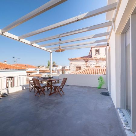 The Roof - Flat Sea View In Aegina Town Lägenhet Exteriör bild