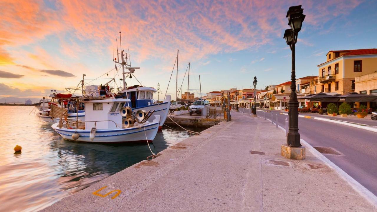 The Roof - Flat Sea View In Aegina Town Lägenhet Exteriör bild